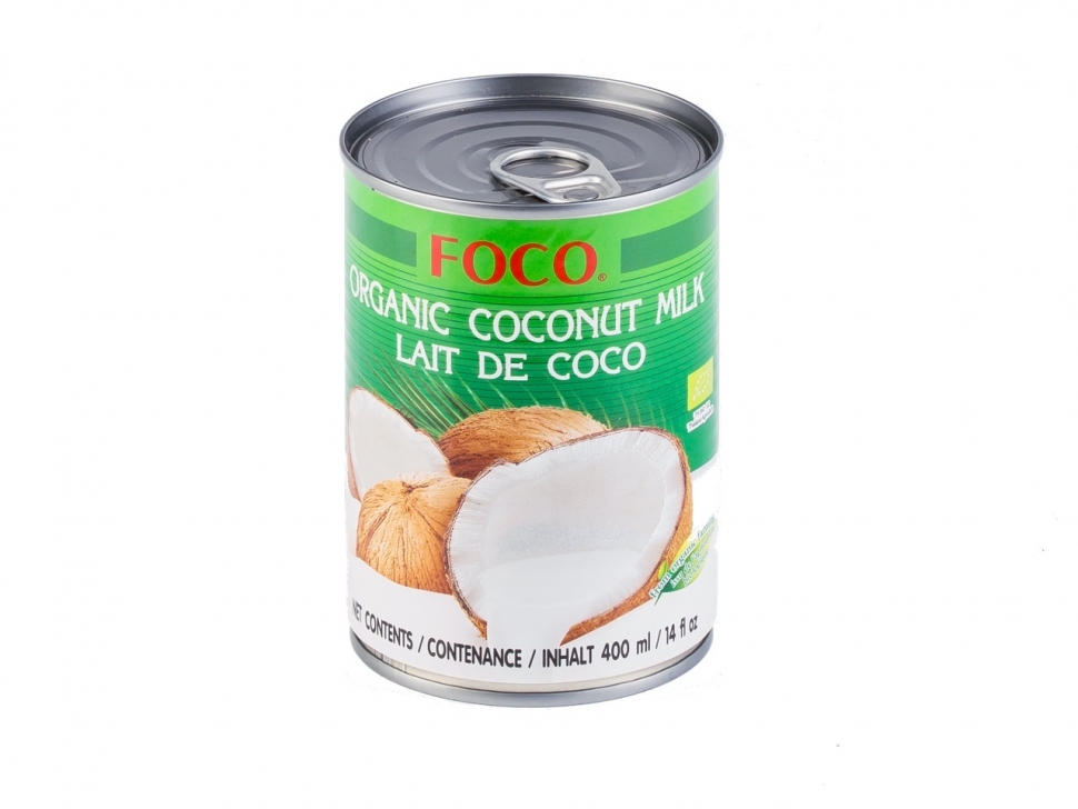 Органическое кокосовое молоко Foco, 400 мл, (1 шт)
