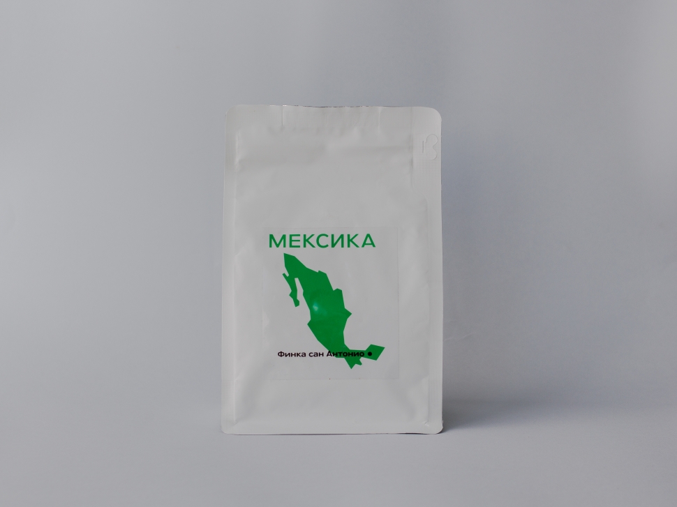 Кофе зерновой свежеобжаренный Мексика, 125 гр