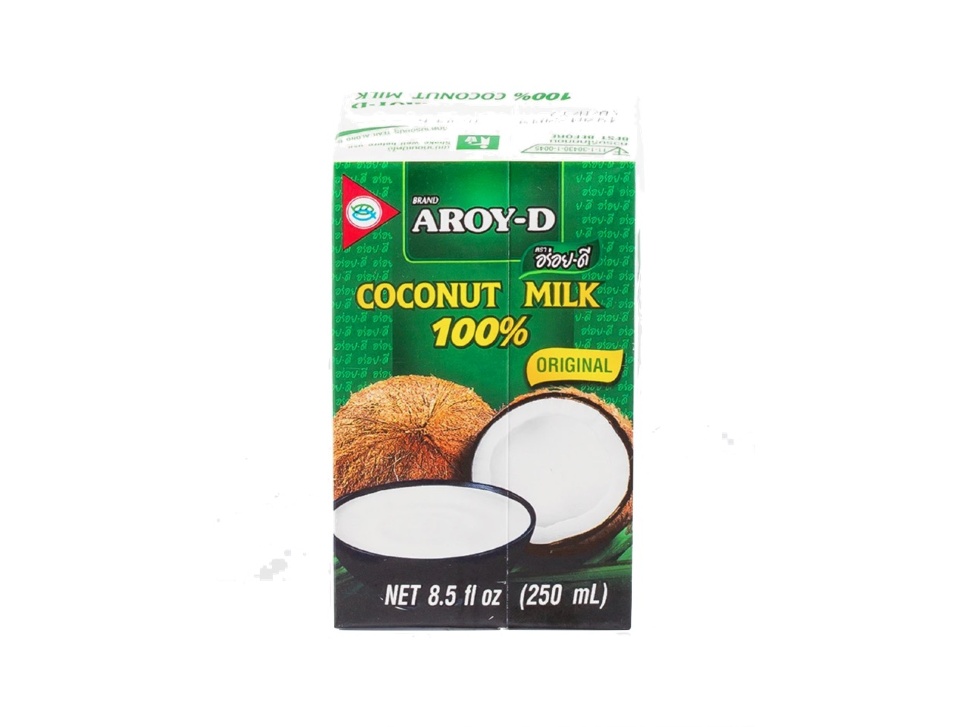 Кокосовое молоко 70% AROY-D, 9 л, (36 шт по 250 мл)